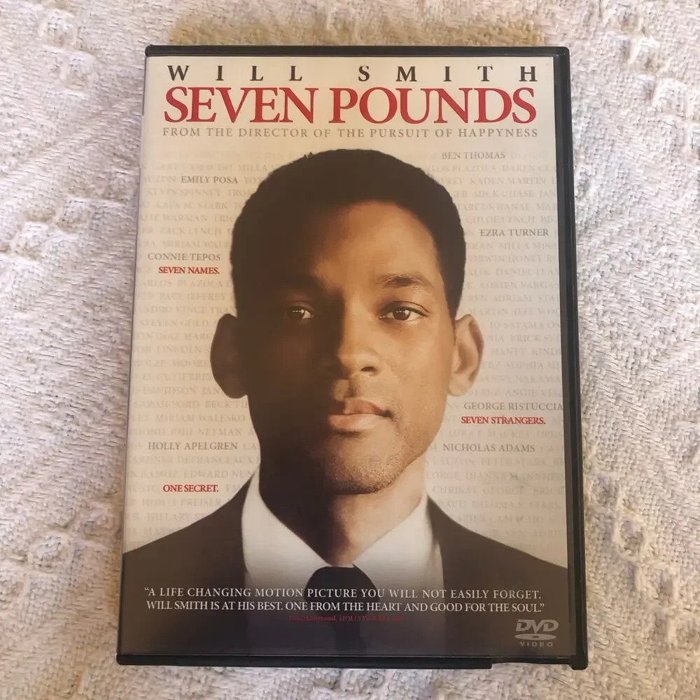 Seven Pounds Dvd‎ Movie 2008 Will Smith Drama Thriller Romance